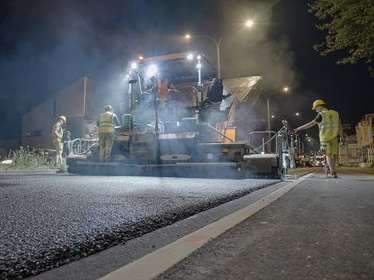 Nachtelijke asfalteringswerken op de Grote Baan vanaf 3 augustus​